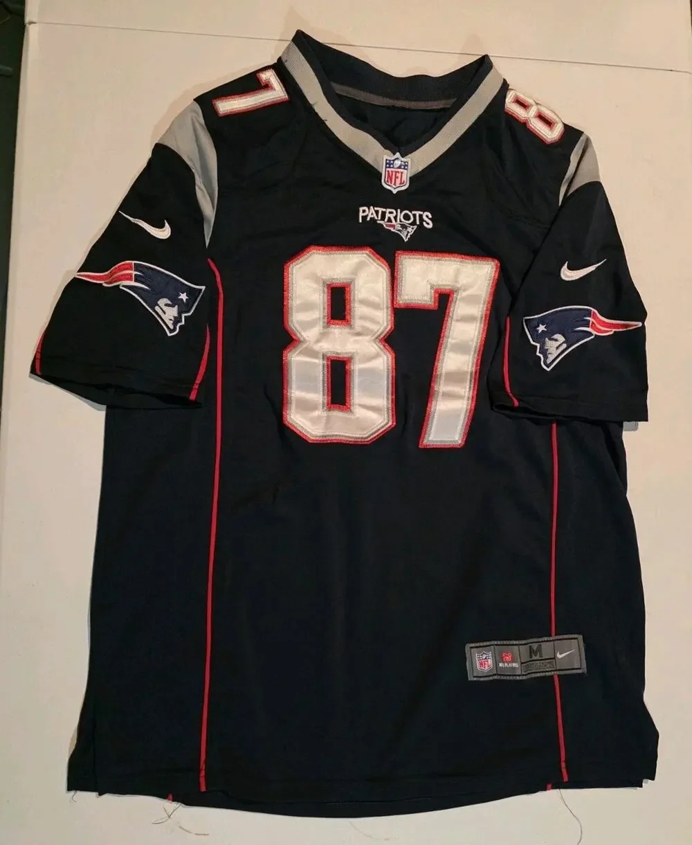 Nike New England Patriots Rob Gronkowski #87 NFL Jersey Men’s Medium Sewn